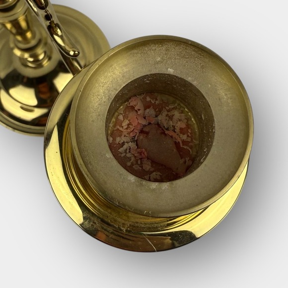 Vintage Baldwin Brass 5-light candelabra forged USA solid heavy decorative piece - Picture 6 of 7